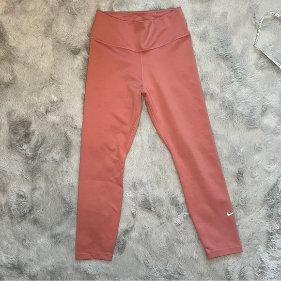 Nike Crop Leggings Mauve Small - Picture 5 of 6